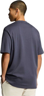 Lyle & Scott Hereninterlock T-Shirt (Marine) - maat XS Navy