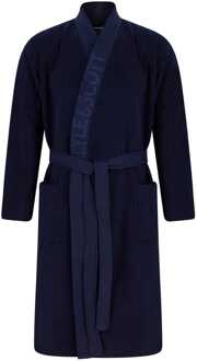 Lyle & Scott Herenjurk Lyle And Scott-jacquard met tekst in blauw