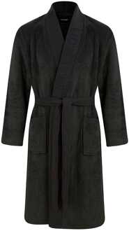 Lyle & Scott Herenjurk Lyle And Scott Jacquard Text in Grijs