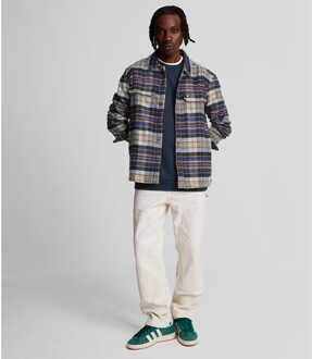 Lyle & Scott Herenoverhemd Lyle And Scott geruit flanel in marineblauw Navy