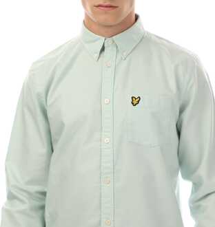 Lyle & Scott Herenoverhemd Lyle And Scott Plain Oxford in blauw - M