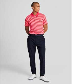 Lyle & Scott Herenpolo Lyle And Scott Golf Broad Stripe in Rood - maat M