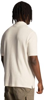 Lyle & Scott Herenpolo met structuur (Wit)