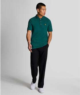 Lyle & Scott Herenpolo shirt (Groen) - maat