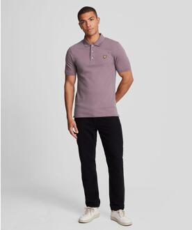 Lyle & Scott Herenpolo shirt (Mauve) - maat S Roze