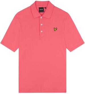 Lyle & Scott Herenpolo shirt (Roze) - maat M