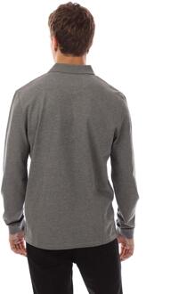 Lyle & Scott Herenpoloshirt met lange mouwen (Grijs)