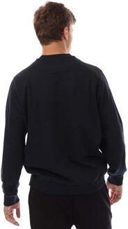 Lyle & Scott Herenscript sweatshirt (Marine, Wit) Navy
