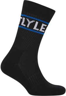 Lyle & Scott Herensportsokken met logo (Set van 3) (Zwart)