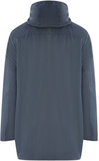 Lyle & Scott Hooded Parka Navy Blue Jacket - maat M Blauw