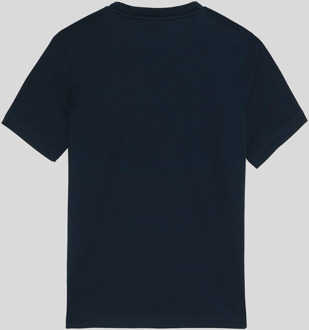 Lyle & Scott jongens katoenen ton-sur-ton T-shirt - marineblauw Navy
