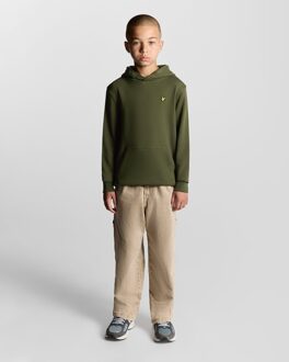 Lyle & Scott Jongens Loopback Katoenen Hoodie - Groen - maat 14-15J / 164-170cm