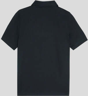 Lyle & Scott Jongens Mercerised Katoenen Poloshirt - Marineblauw Navy