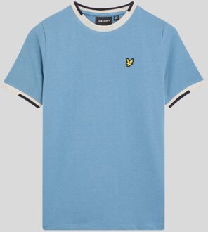 Lyle & Scott jongens multi rib T-shirt - blauw
