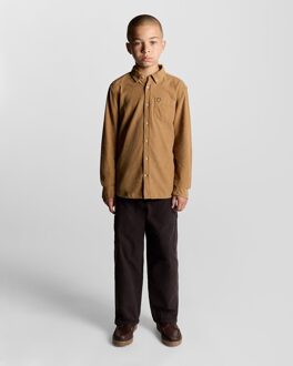 Lyle & Scott Jongens' Nauw Corduroy Shirt - Bruin