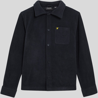Lyle & Scott Jongens Polar Fleece Shirt - Marineblauw Navy