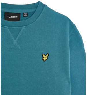 Lyle & Scott jongens sweater Petrol - 128-134
