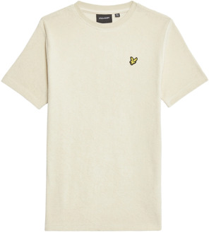 Lyle & Scott jongens t-shirt Ecru - 98-104