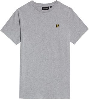 Lyle & Scott jongens t-shirt Grijs melee - 122-128