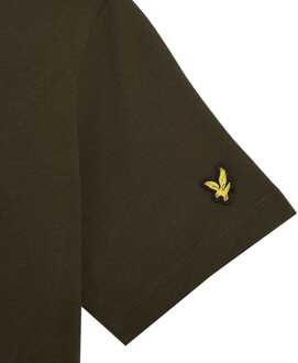 Lyle & Scott Jongens-T-shirt Lyle And Scott Juniors Graphic Eagle in olijfkleur