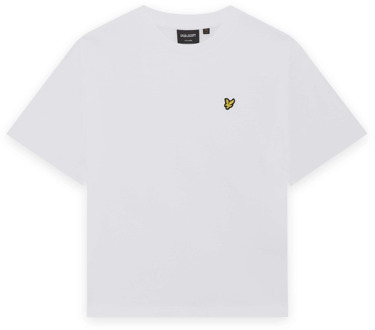 Lyle & Scott jongens t-shirt Wit - 122-128