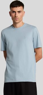 Lyle & Scott Katoenen Crew Neck T-Shirt - Blauw As