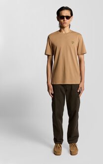 Lyle & Scott Katoenen Crew Neck T-Shirt - Bruin