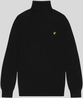 Lyle & Scott Katoenen Merino Coltrui - Zwart