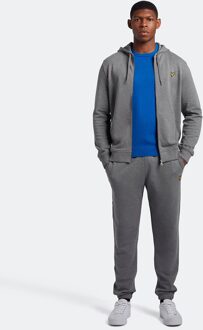 Lyle & Scott katoenen merinotrui met ronde hals in blauw - XS