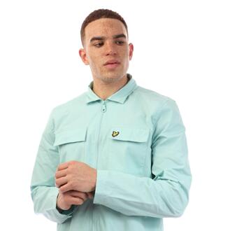 Lyle & Scott Katoenen overhemd heren (Blauw)