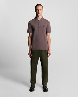 Lyle & Scott katoenen poloshirt - bruin - M