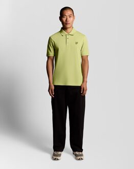 Lyle & Scott katoenen poloshirt - geel
