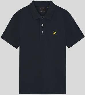 Lyle & Scott katoenen poloshirt - grijs