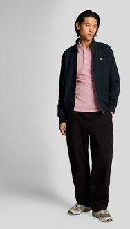 Lyle & Scott katoenen poloshirt - roze - maat