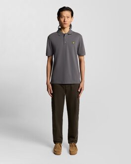 Lyle & Scott katoenen poloshirt - zwart