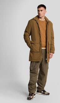 Lyle & Scott Katoenen Ronde Hals Trui - Bruin