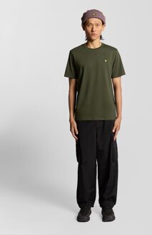 Lyle & Scott Katoenen Rondhals T-Shirt - Groen