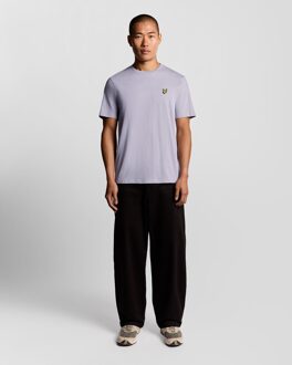 Lyle & Scott katoenen T-shirt met ronde hals - roze - maat Lila