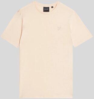 Lyle & Scott katoenen T-shirt met ronde hals - roze
