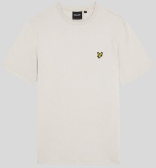 Lyle & Scott katoenen T-shirt met ronde hals - zand
