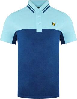 Lyle & Scott Kendall golfpoloshirt met korte mouwen, blauw, heren SP1247G Z780