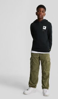 Lyle & Scott Kids Disrupt Graphics Hoodie - Donker Marineblauw