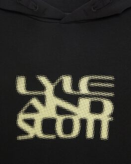 Lyle & Scott Kinder Formatie Vervaging Graphic Hoodie - Zwart