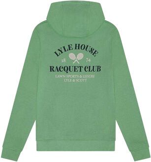 Lyle & Scott Kinder/Kids Racquet Club Grafische Hoodie (Groen)