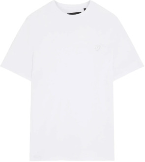 Lyle & Scott Korte Mouw T-shirt Ts400Ton Lyle & Scott , White , Heren - M,S,Xs