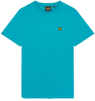 Lyle & Scott Korte Mouw T-shirt Ts400Vog Lyle & Scott , Blue , Heren - 2Xl,Xl,M
