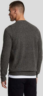 Lyle & Scott Lamawolmix Ronde Hals Trui - Grijs - maat