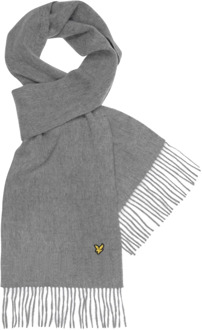 Lyle & Scott Lambswool Scarf Grijs