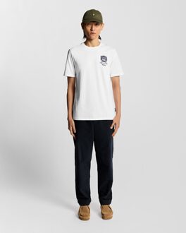 Lyle & Scott Legends On The Pitch Graphic T-Shirt - Wit