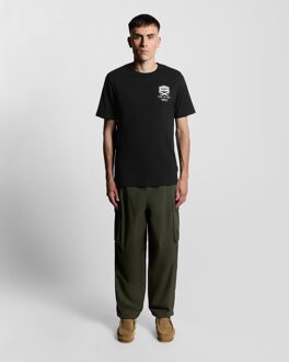 Lyle & Scott Legends Op Het Veld Graphic T-shirt - Zwart - maat